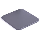 Gray Leatherette Coaster, Square